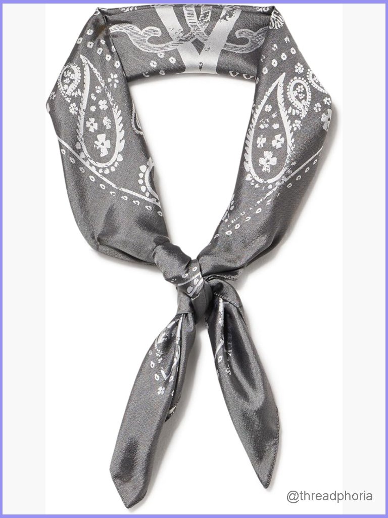 Italian Bandana Silk Blend Scarf Accessory